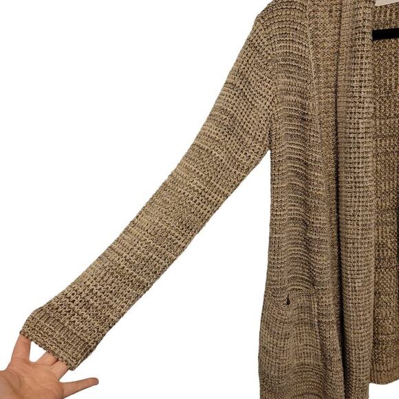 Workshop Republic Clothing Cardigan Sweater Beige Grandpa Sweater Medium - Picture 4 of 12